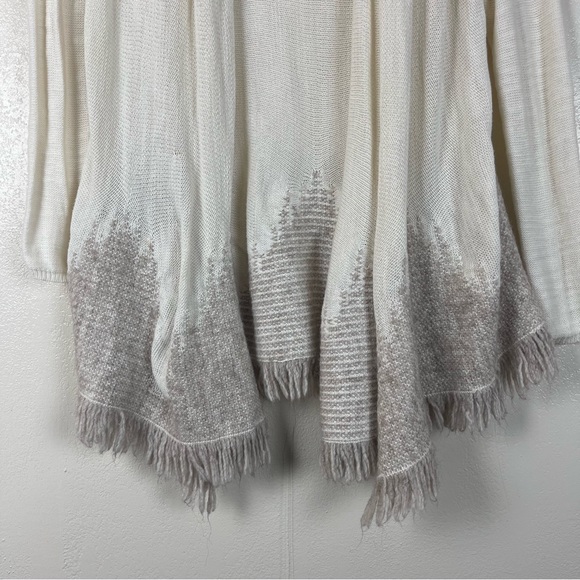 Anthropologie Moth cream long sleeve open cardigan - Picture 7 of 9